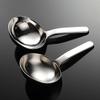 304 Stainless Steel Heavy Industry Model Big Round Spoon Dry Goods Soybean Rice Spoon Short Handle Korean Household Housewarming