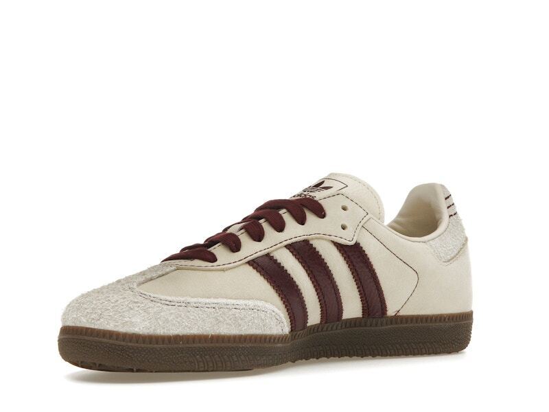 adidas Samba OG Wonder White Maroon W - Ig1987 - IG1987