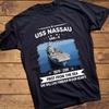 USS Nassau LHA 4 Amphibious Assault Ship Naval Veteran T-Shirt 100% Cotton O-Neck Short Sleeve Casual Mens T-shirt Size S-3XL