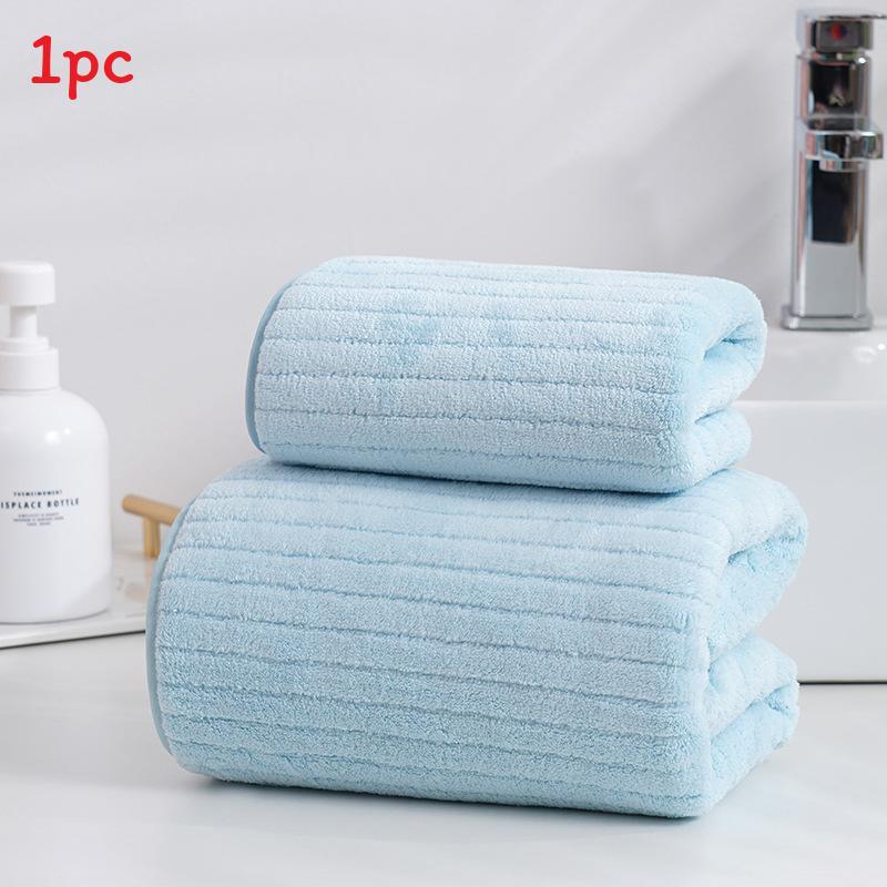 Adult Coral Fleece Face Towel With Edging For Shower And Face Care