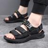 FashionMen Sandals fashion Casual Shoes Summer Outdoor Concise Lightweight canvas Beach Shoes men Slippers Male Sandals