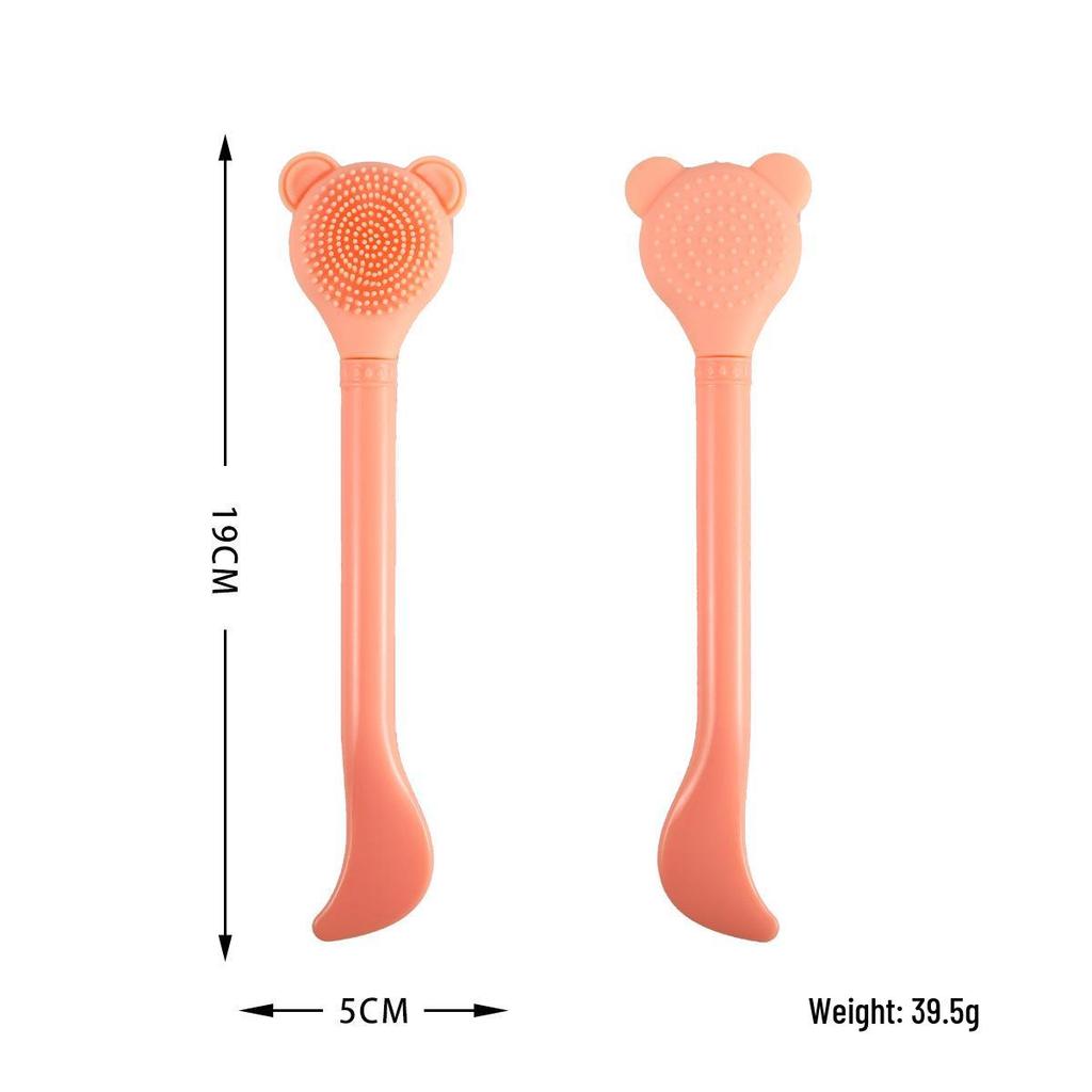 Portable Silicone Facial Cleansing & Makeup Remover Brush - Soft Blackhead Remover Tool