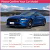 For Ford Mustang S550 MK6 2015~ Carbon Fiber Smart Door Handle Cover Trim Set Protective Stickers Exterior Car Accessories