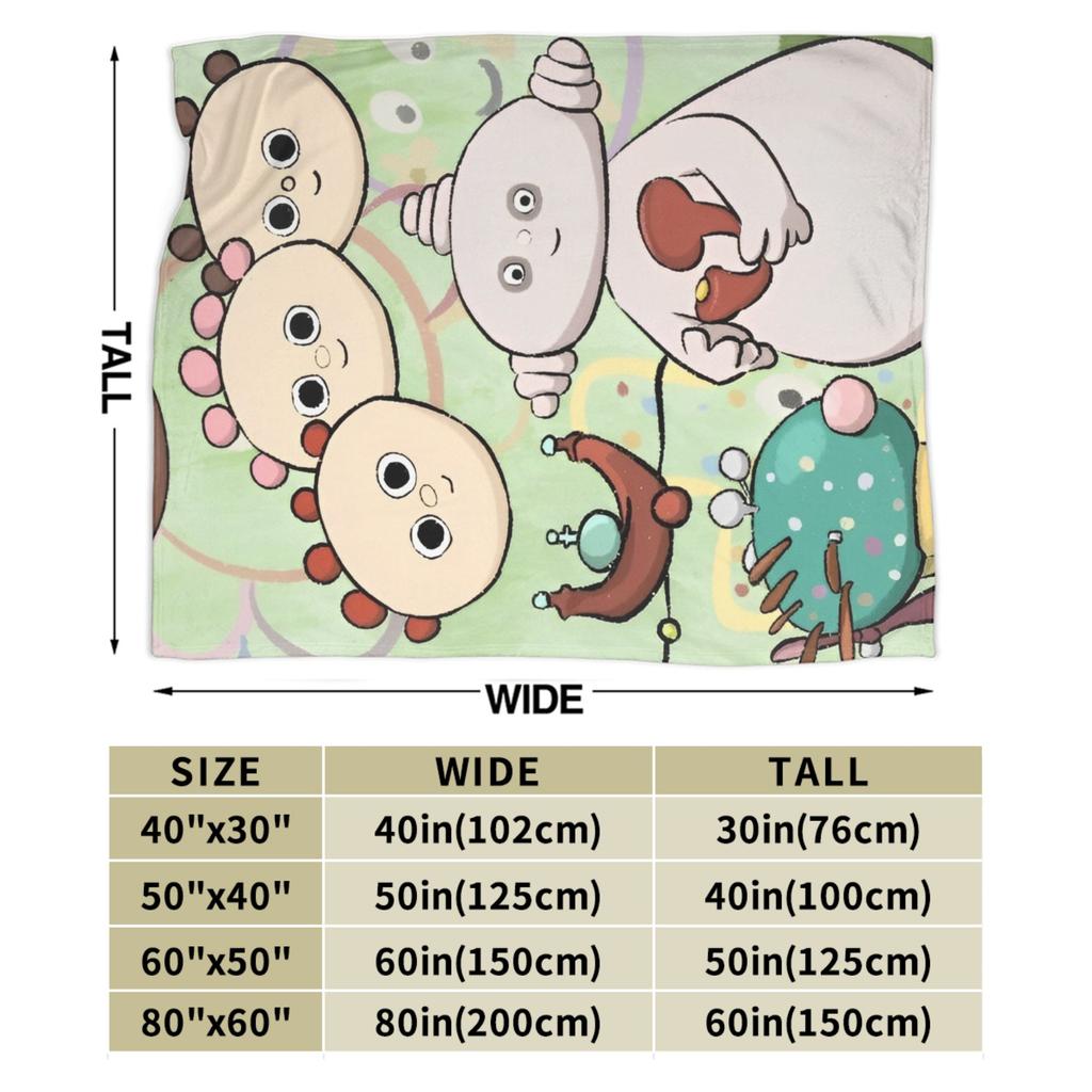 Makka Pakka In the Night Garden Blanket Airplane Travel Flannel Throw Blanket For Couch Chair Warm Soft Design Quality Bedspread