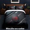 AC Milan Design Bed Bedding Set 1 Duvet Cover + 2 Pillowcases Soft Breathable Household Bed Linens