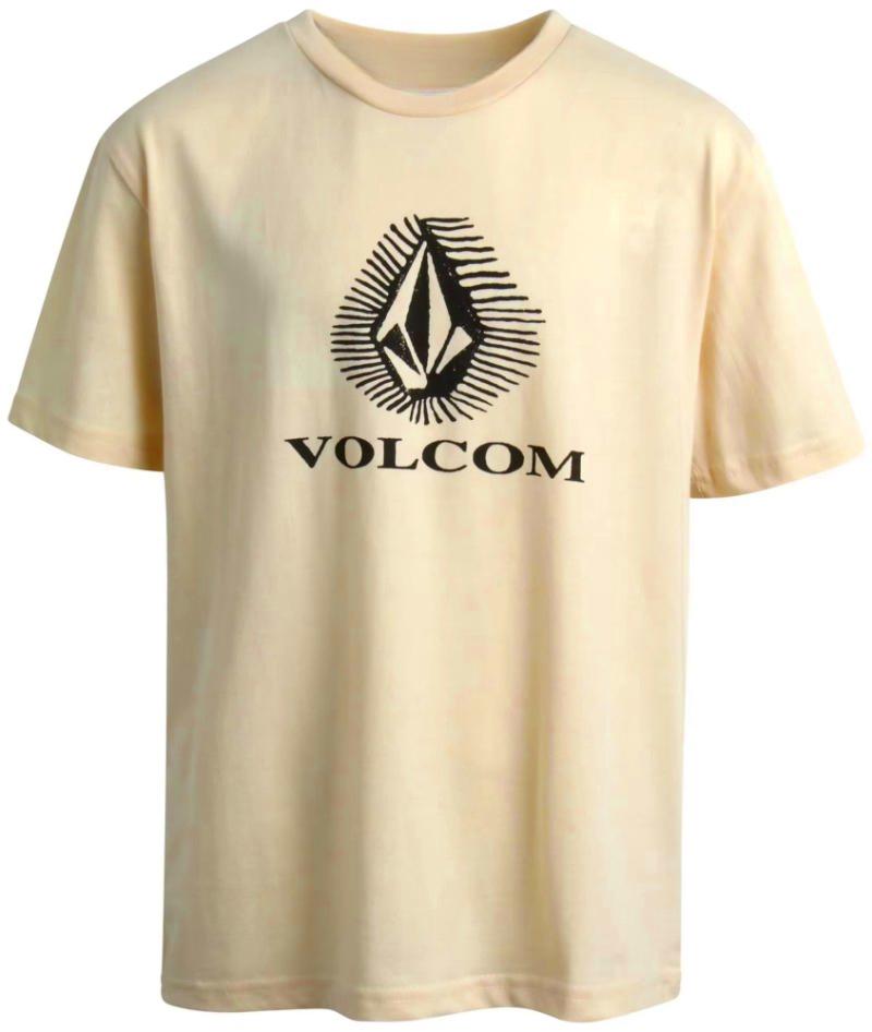 Volcom Men Women Cotton T-shirt Luxury Brand Fashion Big Size Top Casual Short Sleeve Streetwear Classic Print Loose Tee 2025