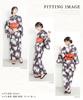 Nishiki Yukata Adult Includes Obi and Easy To Perfect for Fireworks and Classic Patterns Camellia TIW001-ML 2-Way 3-Piece Set, Dress, Separate, 100%