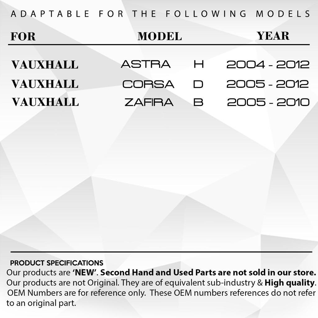 Pomo de palanca de cambios de 5 velocidades para Opel Astra H, Corsa D, Zafira B-Rojo