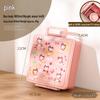Nordic-Style Stainless Steel Lunch Box with Compartments, Fork, and Spoon - Microwave Safe