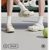 Puxi Rouman Unisex Seaside Cool Slippers: Spring/Summer Non-Slip, Thick-Soled, Heightening, Closed-Toe, Soft Hole Outdoor Shoes.