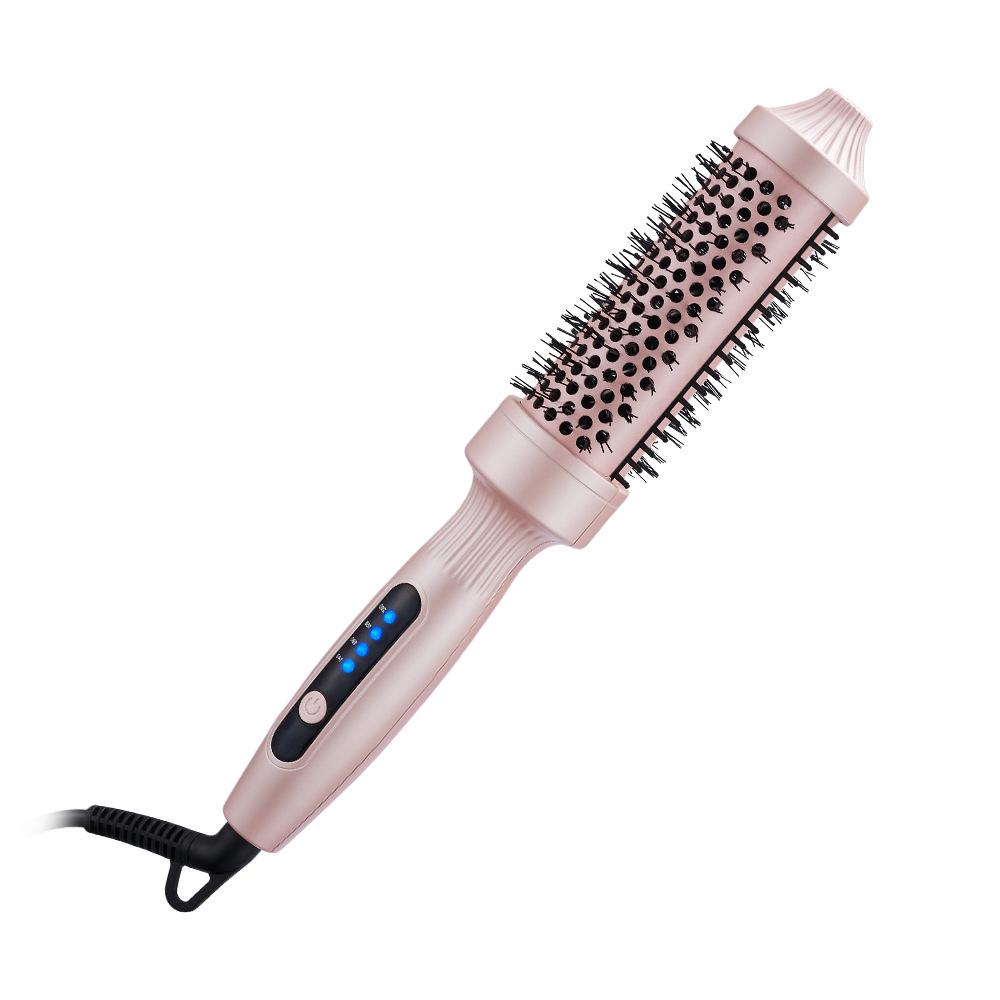 Cross-border Dual-use Curling Iron & Comb: Fluffy Comb for Curling & Straightening Hair