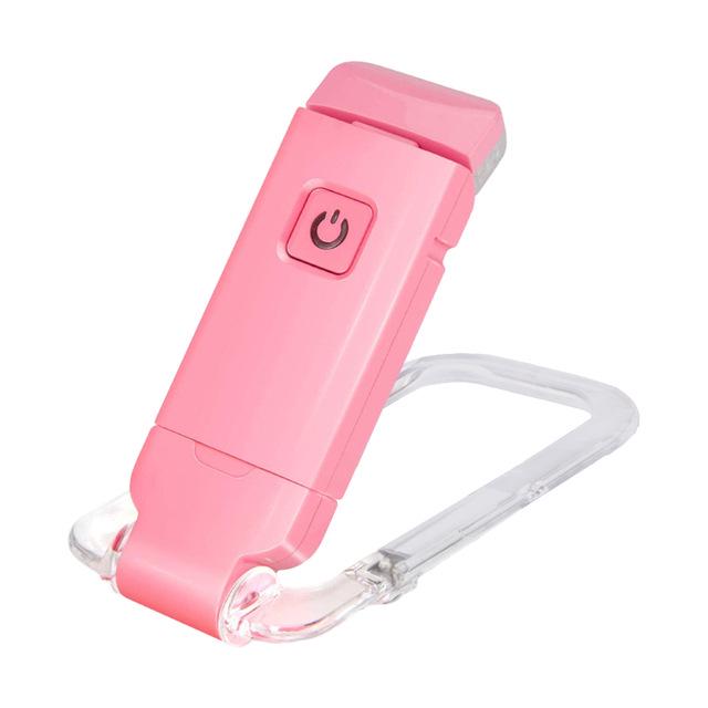 USB Rechargeable Adjustable Clip-On Reading Light Bookmark