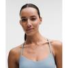 Lululemon Flow Y BrA Nulu  Light Support  A C Cups Steel Blue