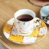 Vintage malý luxusní turecký šálek na kávu podšálek Čajová sada Dárková krabička Dárková květina Šálek na čaj Šálek na espresso 6dílná sada