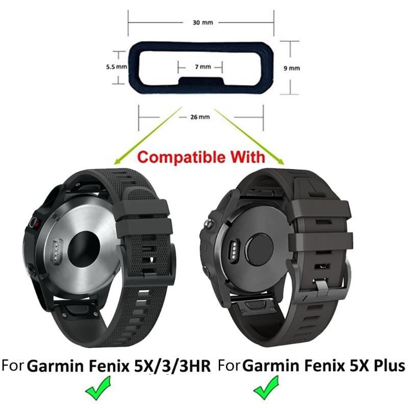 2S/ S/Vivomove 3s Watch with Rubber Band Silica Gel Fixed Buckle Watch Band Ring