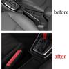 For Hyundai Elantra 2011-2016 Leather Red Black Hand Brake Lever Trim Cover 1PCS