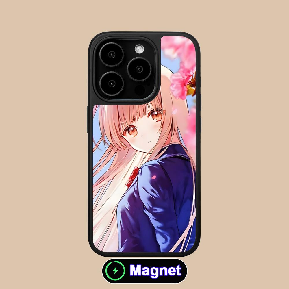 

Angel Mahiru Shina Phone Case for iPhone 17 16 15 14 13 12 11 Air Pro Max Plus Matte Surface Magsafe Cover iPhone 11
