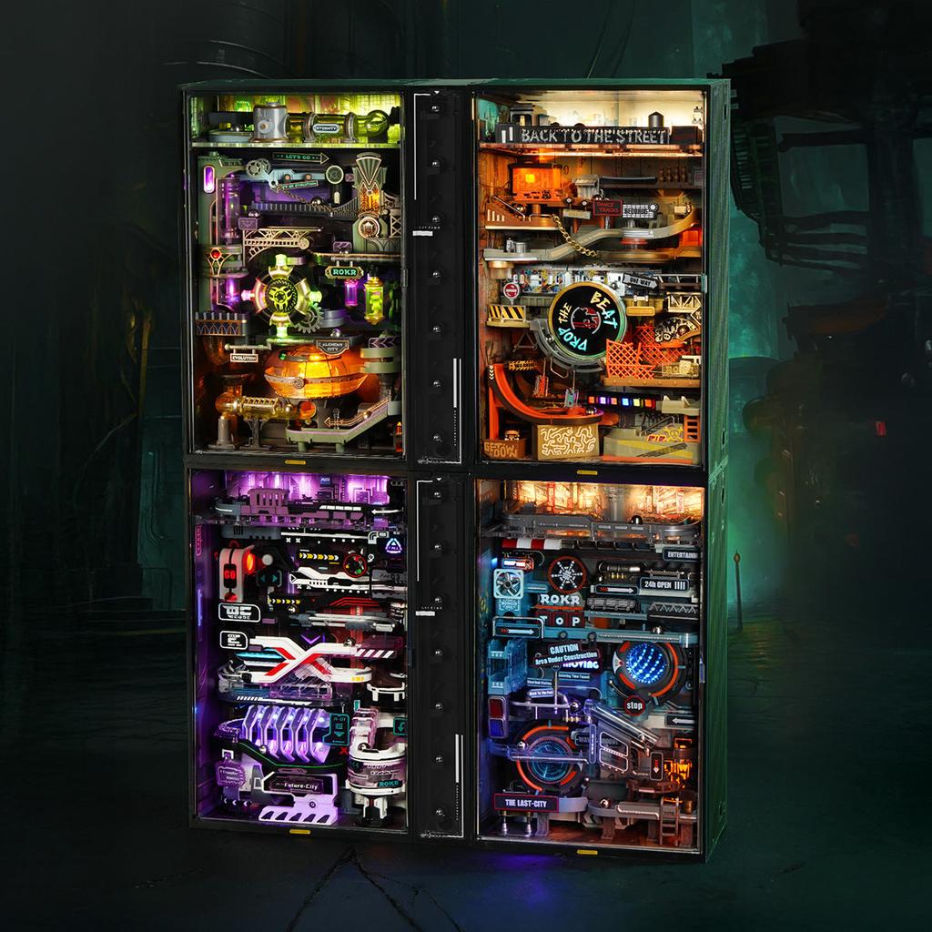 ROBOTIME ROKR Alchemy City Marble Run Mechanical 3D Puzzle MR04S