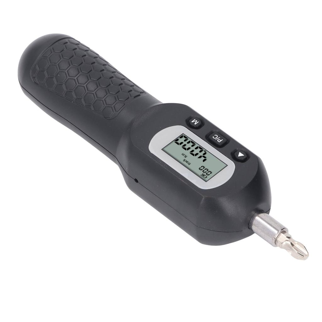 Adjustable Torsion Screwdriver 0.4-4Nm Range 1/4 Inch Drive 4 Units Backlit LCD Digital Torsion Driv