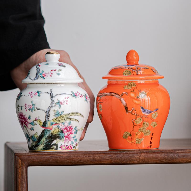 Blue and White Porcelain Tea Jar, Ceramic Jar, Mini Small Sealed Jar, Fragrance Powder Container, Tea Box, Storage Bottle