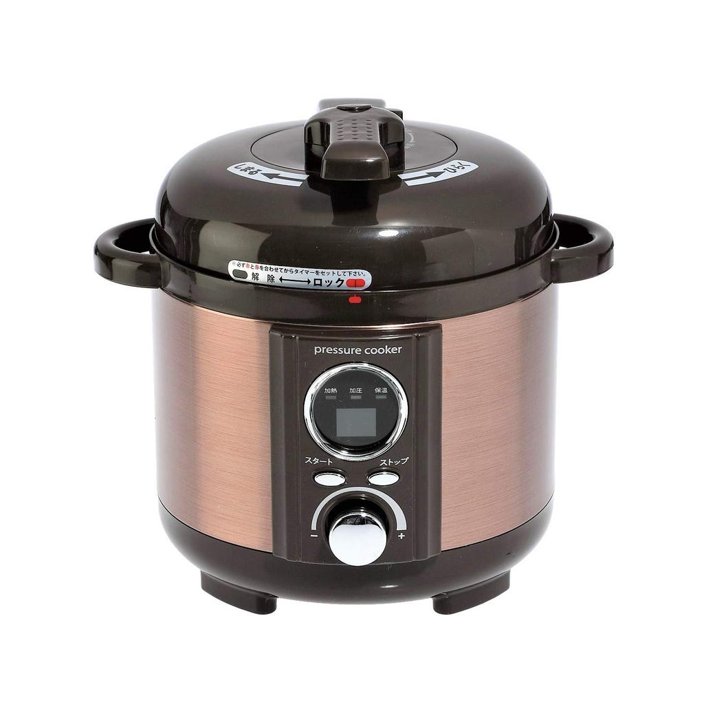 LIVCETRA Electric Pressure Cooker Brown [LPC-T12/T]