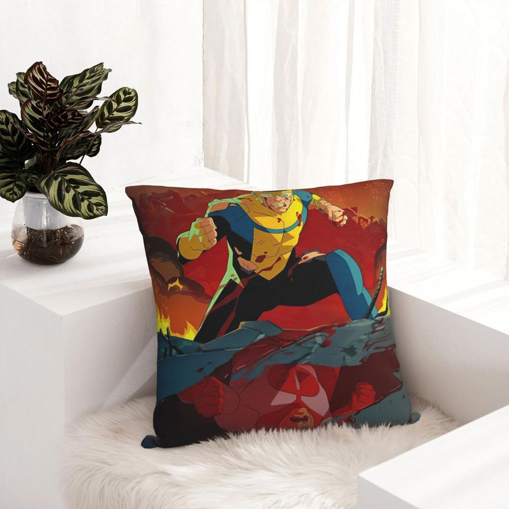 TV Series Invincible Mark Grayson Pillowcase Double-sided Printing Polyester Cushion Cover Gift Pillow Case Cover Home