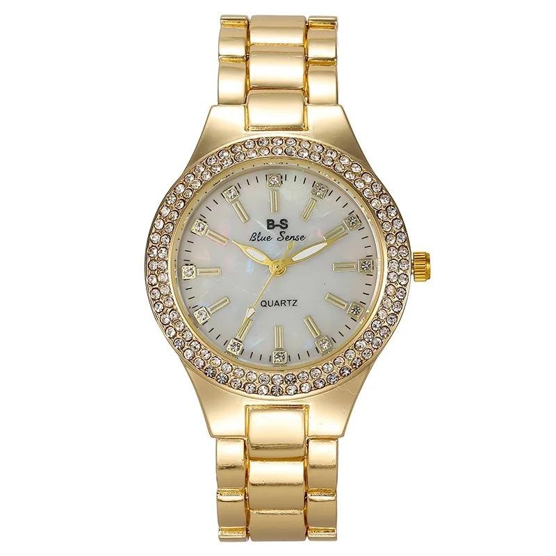 Fashion Ladies Wrist Watches Dress Gold Watch Woman Crystal Diamond Watches Stainless Steel Silver Clock Women Montre Femme