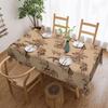 Vintage Rodeo Cowboy Tablecloth, Wild West Horse Cattle Farmhouse Country Wooden Bathtub Theme Washable Table Cover for Dining