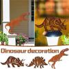 M-Modern-Metal Dinosaur Fence Post Topper,Dinosaurs