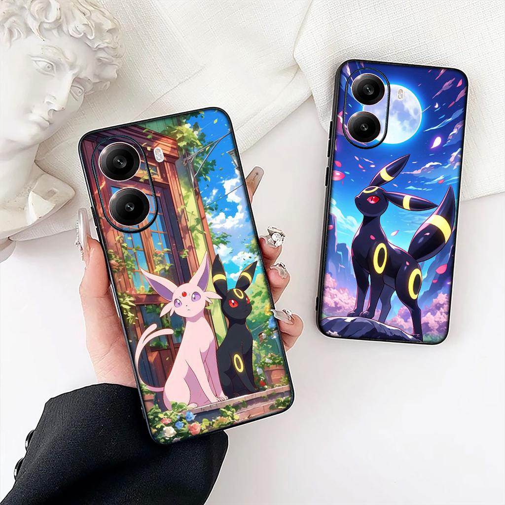 Espeon P-Pokemons Umbreon P-Pikachus Phone Cover for Xiaomi Redmi Note 12 11 10 A3 Pro 10A 10C 12C Note12 5G Protective Case