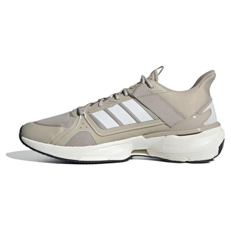 Adidas Comfortable Versatile Non-Slip Breathable Low-Top Casual Running Shoes Unisex Sneakers Gray White IG4359
