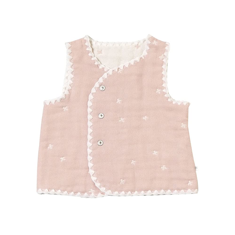 

Fukufuku Gauze Chokki Shell Pink 21251010 [10mois] (6-layer Gauze)
