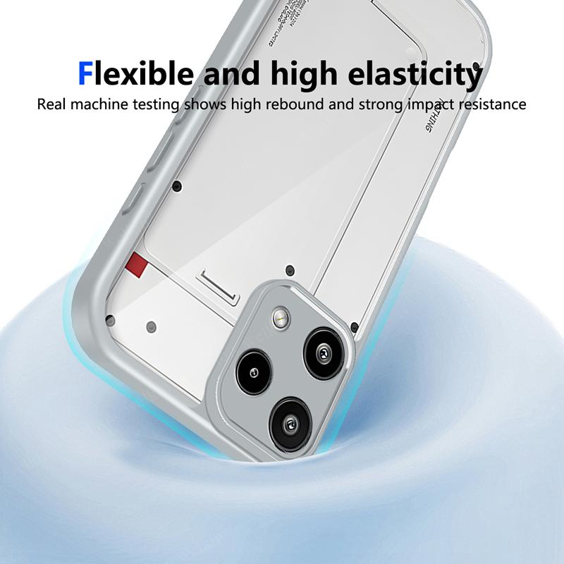 Transparent Silicone Case For NothingPhone 3A Lite Nothing Phone 3A Lite 3ALite Pro PC Back TPU Bumper Shockproof Phone Cover