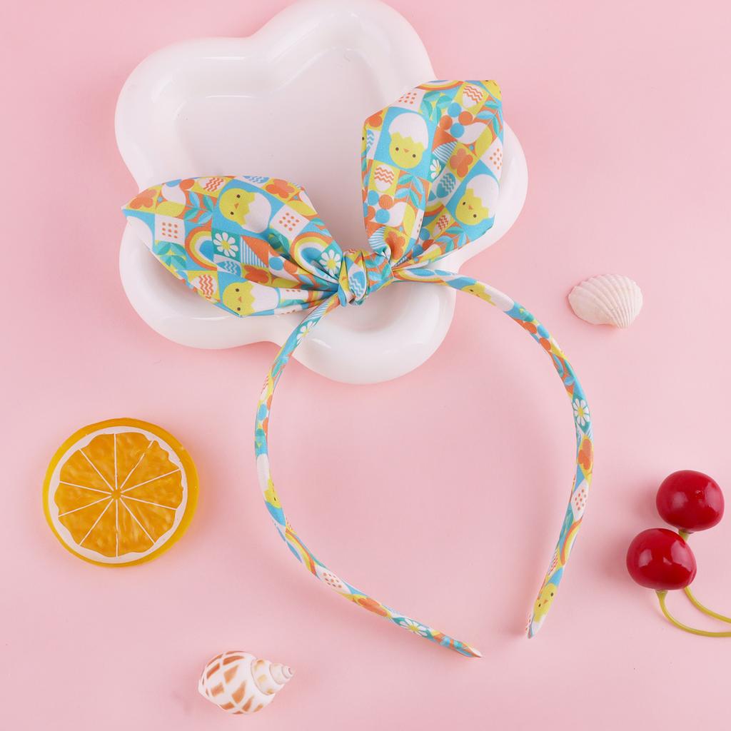Cute Bunny Ear Easter Headband Non-Slip Rabbit Flower Hair Hoop Fashionable Girl Hair Accessories for Women