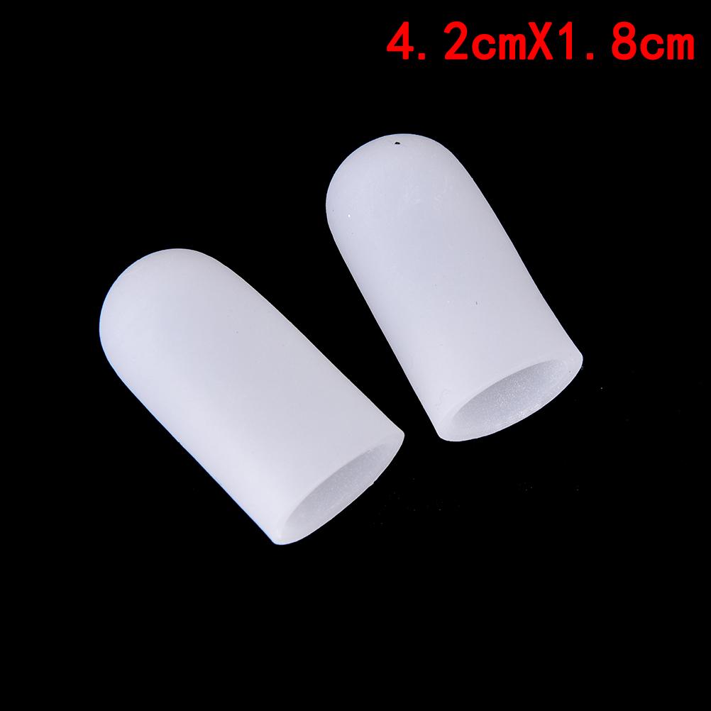 2Pcs Silicone Gel Tube Bandage Finger & Toe Protectors Foot Feet Pain Relief Guard for Feet Care insoles Feet Care Tool