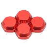 4pcs 1Celsius8 RC Hex Hub Nuts Dustproof Lightweight 17mm Aluminum Wheel Hex Drive Hub Adaptor