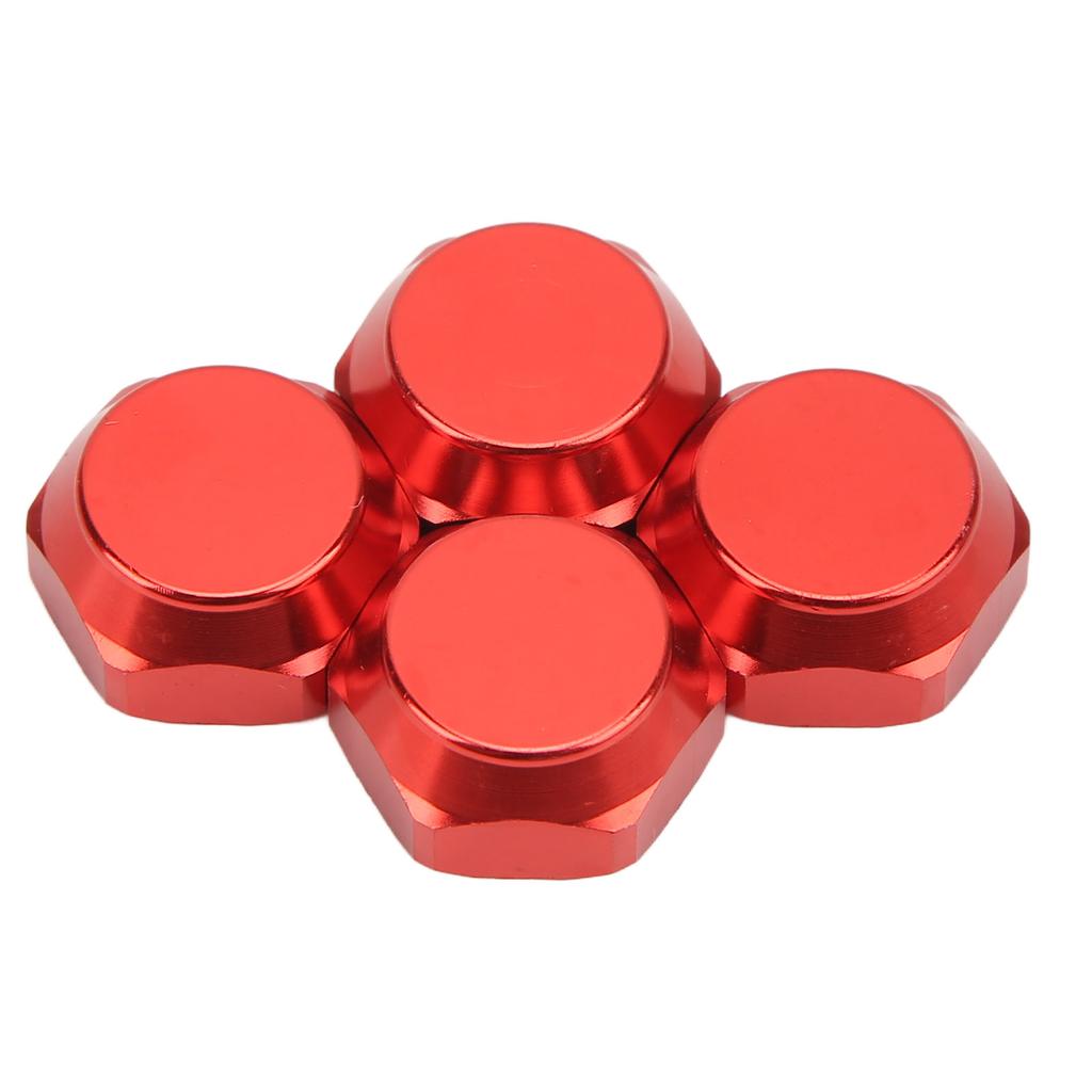 4pcs 1Celsius8 RC Hex Hub Nuts Dustproof Lightweight 17mm Aluminum Wheel Hex Drive Hub Adaptor