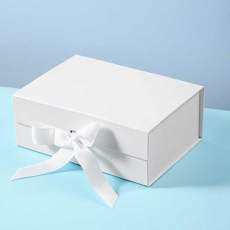 Exquisite Bowknot Flip-top Jewelry Gift Box for Souvenirs and Accessories