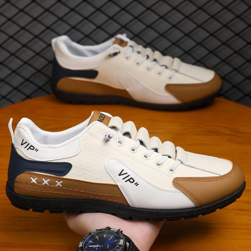 Men's shoes autumn soft-soled shoes versatile Forrest Gump shoes casual leather shoes youth sports running shoes