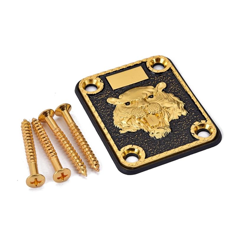 Guitar Accessories Neck Plate Earth Tones Electric Parts Accesorios Para Guitarra