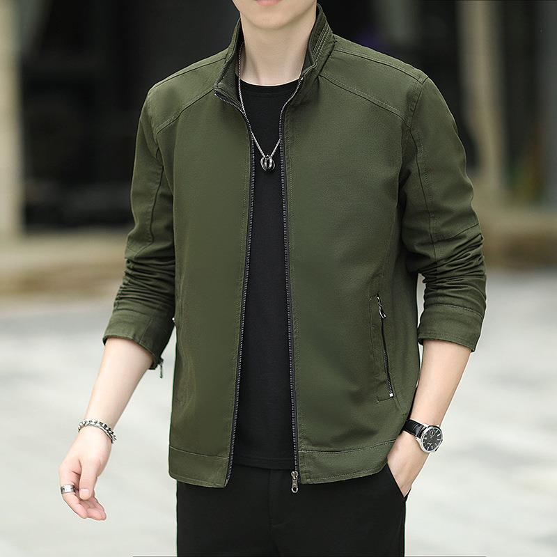 

Весна и осень, новая американская ретро-рабочая куртка, мужская модная брендовая свободная мужская куртка с воротником-стойкой, повседневный универсальный топ XXXXL
