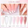 UV/LED Gel na prodlužování nehtů Křišťálový fototerapeutický gel Modelovací Rychle vytvrzující Pevný gel DIY Salon Nástroj pro nail art