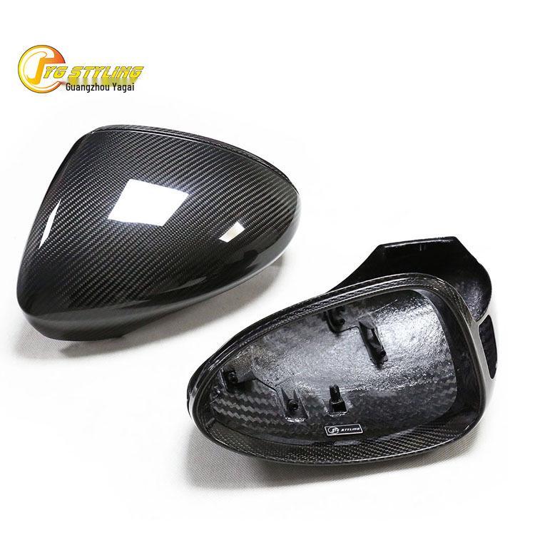 

Porsche Panamera 971 Dry Carbon Fiber Rearview Mirror Cover Without Lane Change Assist