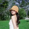 Womens Hat Fisherman Summer Travel Fashion Casual Shade Handwoven Hat Straw