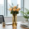Transparent Flower Vase Nordic Style Hydroponic Vase Modern Floral Vase  Table Decoration