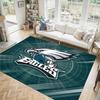 Tappeto in Cristallo Velluto Design Philadelphia Eagles Accogliente Non?Tappeto Stampato Antiscivolo per Camera da Letto Soggiorno Ingresso