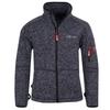 Children's Fleece Jacket TrollKids Jondalen Jacket Black Zip-up with Stand-up Collar Black (802-607)