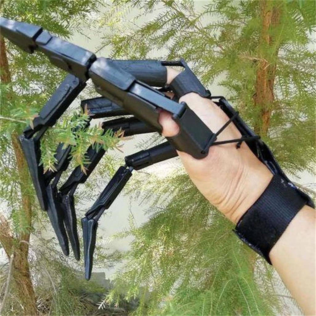Flexible Halloween Articulated Fingers Finger Gloves Bend/Stretch Freely Finger Extensions Cosplay Festival Home Decor