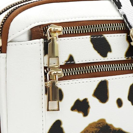 Women's Crossbody Bag Faux Leather Small Shoulder Bag with Adjustable Strap Crossbody Purse for Daily Travel Commute