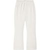 Fear of God Essentials Jersey Signature Classic Flare Sweatpant Oatmeal Heather Women Bottoms Cream 130SP265412FW